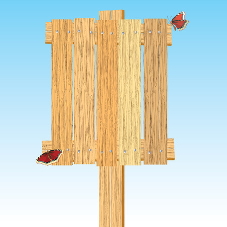 Pointer from a tree. Vectorial illustration.のイラスト素材