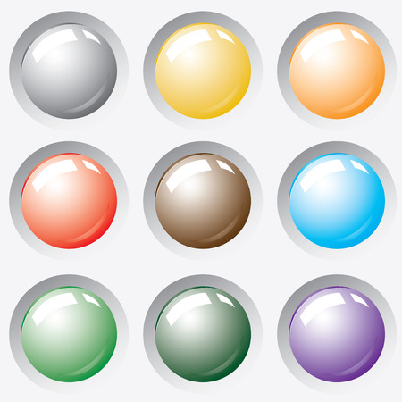 Button from colors. のイラスト素材