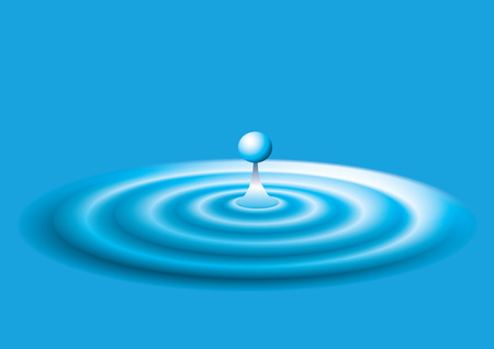 Abstract background with drops.のイラスト素材