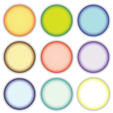 Varicolored buttons.のイラスト素材