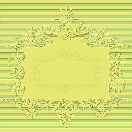 Decoration vintage element. Floral style.のイラスト素材
