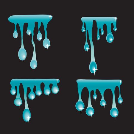 Abstract background with drops.のイラスト素材