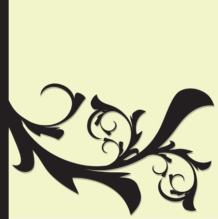 Decoration vintage element. Floral style. Seamless.のイラスト素材