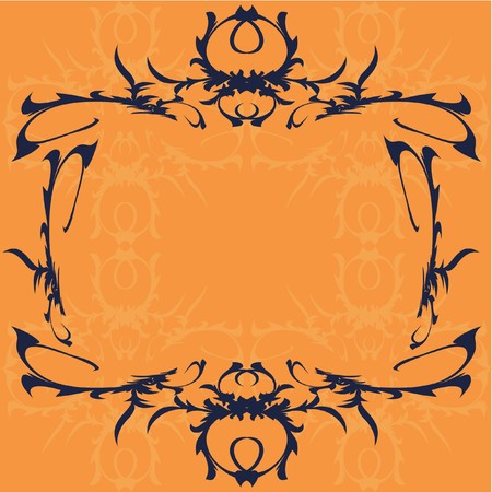 Vintage frame. Design element.のイラスト素材