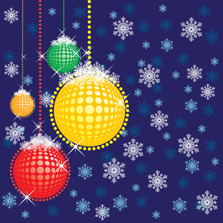 Snowflakes. illustration.のイラスト素材