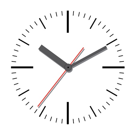 Wall clock. のイラスト素材