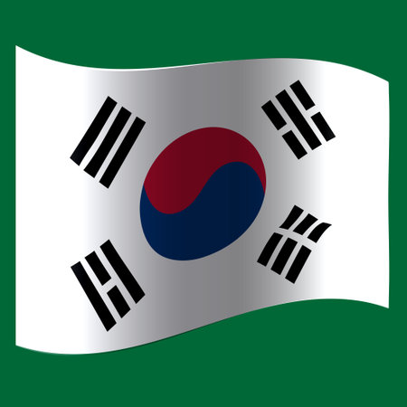 The flag of the country のイラスト素材