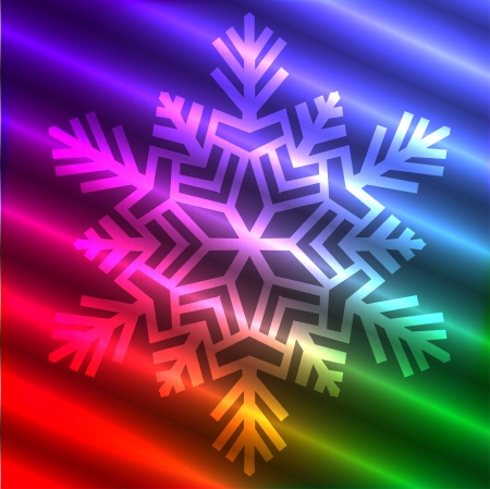 Decorative abstract snowflake のイラスト素材