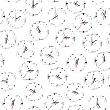 Wall clock  Seamless のイラスト素材