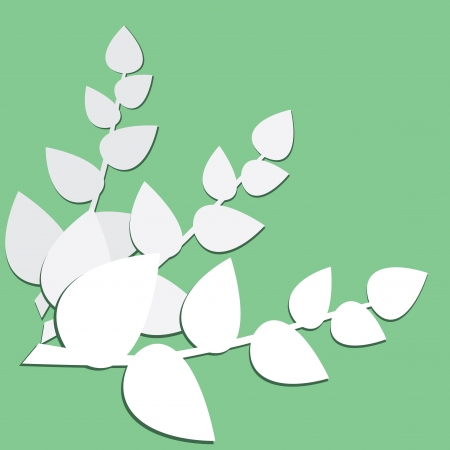 Seamless  The leaves and branches のイラスト素材