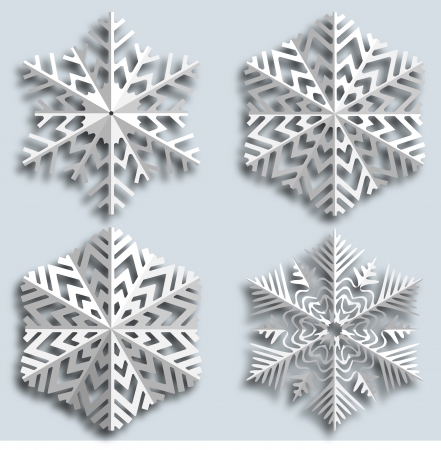 Decorative abstract snowflake. のイラスト素材