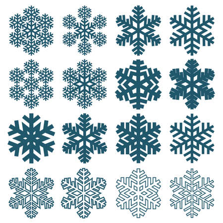 Decorative abstract snowflake.のイラスト素材