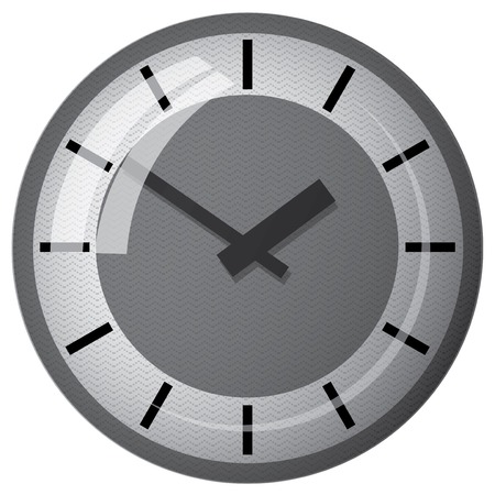 Wall mounted digital clock.のイラスト素材