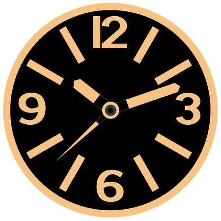 Several variants of abstract watch dials.のイラスト素材