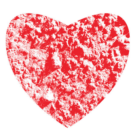 heart of a texture object.Vector illustration.のイラスト素材