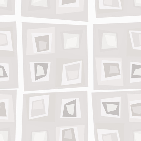 Seamless texture with figures arranged in one another.のイラスト素材