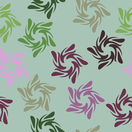 Seamless vector illustration. Abstract figured light background.のイラスト素材