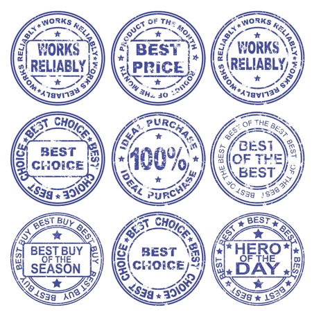 A set of stamps. Price, sales. Vector illustration.のイラスト素材