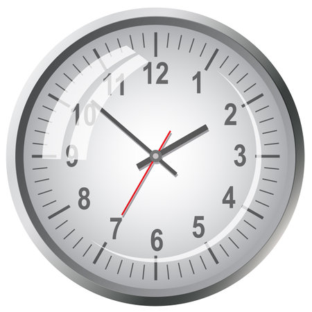 Clock icon. World time concept. Business background. Internet marketing. Daily infographicのイラスト素材