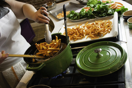 Frying French Fries