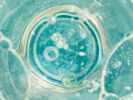Oil bubble in the waterの写真素材