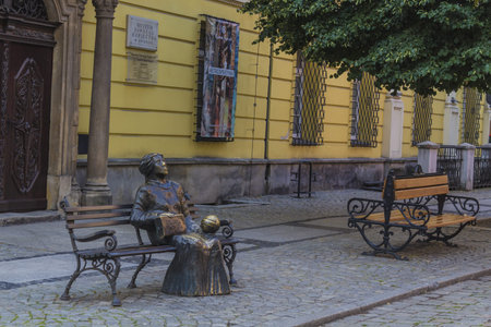 Swidnica in Lower Silesia, Poland - Old Town Square, City Hallの写真素材