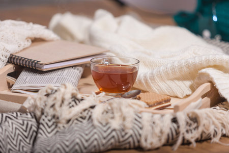 Still life details, cozy conceptの写真素材