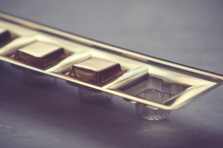 chocolates confectionery in their gift box