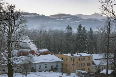 Winter Wonderland in the morningの写真素材