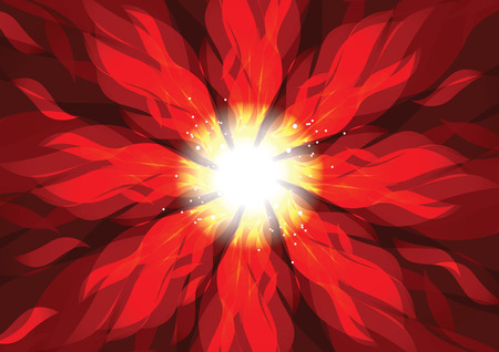 The spin burn flame fire vector backgroundのイラスト素材