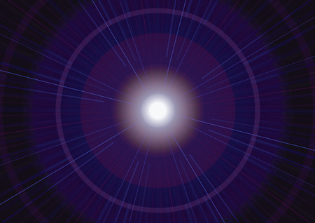 Violet lights zoom abstract background, Vector illustrationのイラスト素材