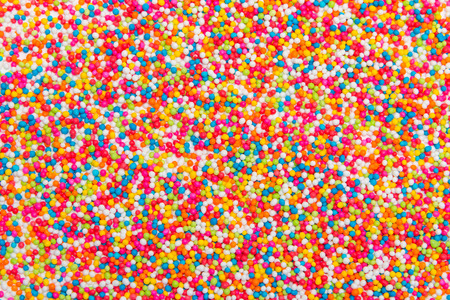 Colorful cake decoration topping Backgroundの写真素材