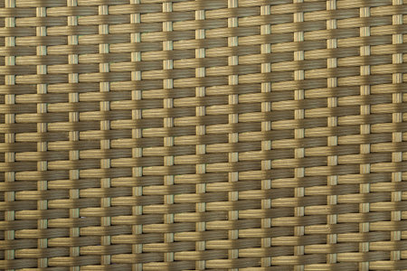 woven rattan with natural patterns