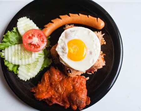American fried riceの写真素材