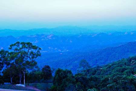 Blue Mountainsの写真素材