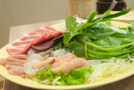 Korean cuisine, freshness Japanese beef for barbecueの写真素材