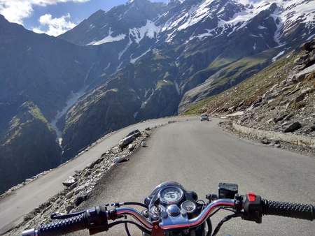 Himalayan Road Rideの写真素材
