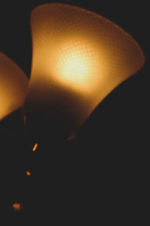 abstract background with glowing lightsの写真素材