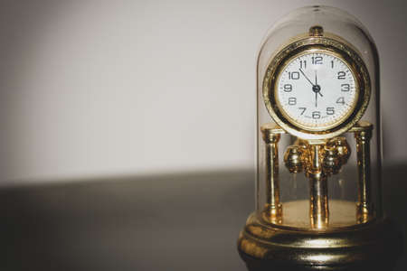 a vintage old clockの写真素材