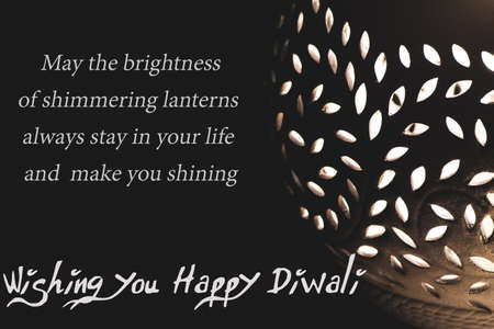 illustration of a happy Diwali wishの写真素材