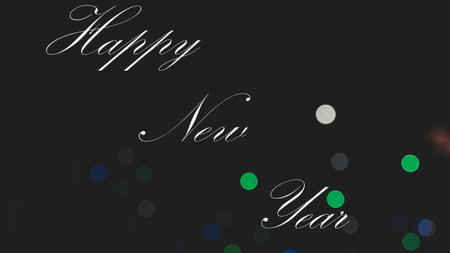 happy new year 2021 background poster card illustration banner wish messageの写真素材