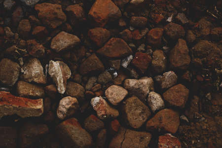 An abstract stone wall texture backgroundの写真素材
