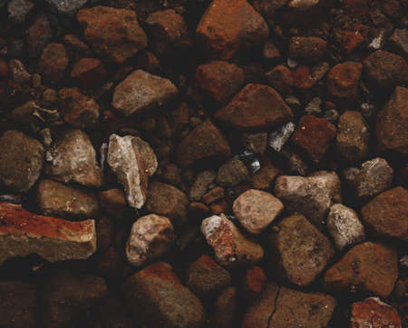 A stone wall texture pattern backgroundの写真素材