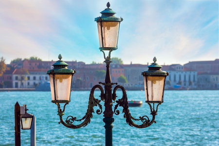 Magical journey to magnificent Venice. Walk on vaporetto along the Grand Canal on sunny day....