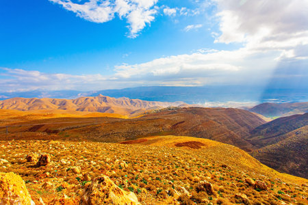 Ancient terracotta-colored mountains surround the healing waters of the Dead Sea. Legendary Dead...