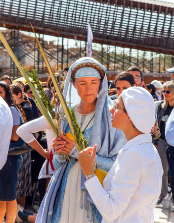 JERUSALEM, ISRAEL - NOVEMBER 16, 2011: Great religious Jewish holiday. The symbol of faith and...