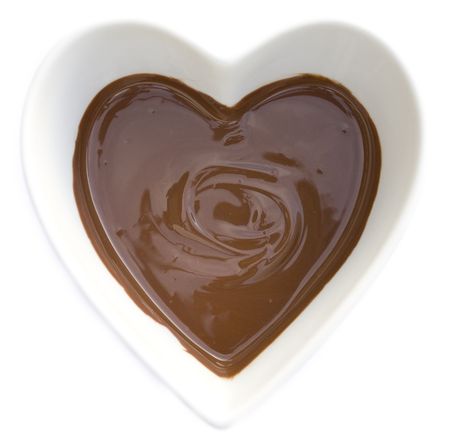 I heart chocolateの写真素材