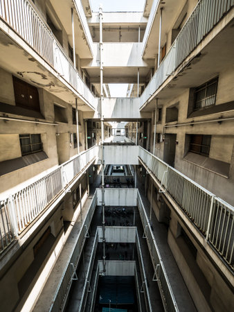 Japanese housing complexのeditorial素材