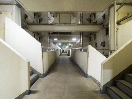 Japanese housing complexのeditorial素材