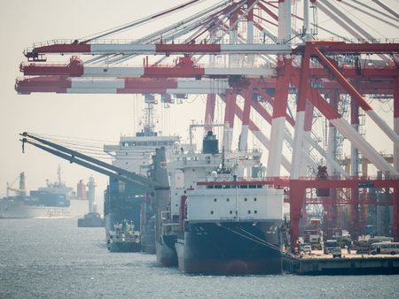 Japan at Gantry crane